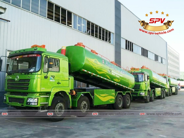 25,000 litres mud dump truck-Shacman